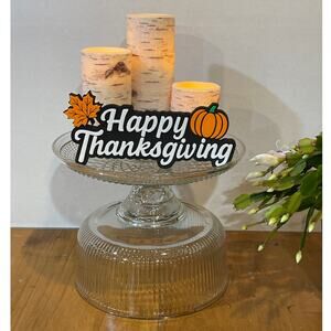 New 3D Printed Thanksgiving Shelf Sitter or Tray Sign